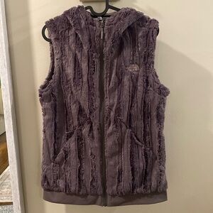 Women’s Small Northface Faux Fur Vest